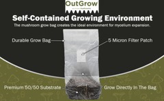 50/50 Straw and Horse Manure Compost Mushroom Substrate 25 Pound Bulk Discount