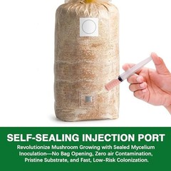 20 Pack Mushroom Grow Bags – 6 Mil Polypropylene, 0.2 Micron Filter, Autoclavabl