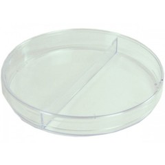 Pack of 20 Petri Dishes 100 X 15mm With 2 Sections