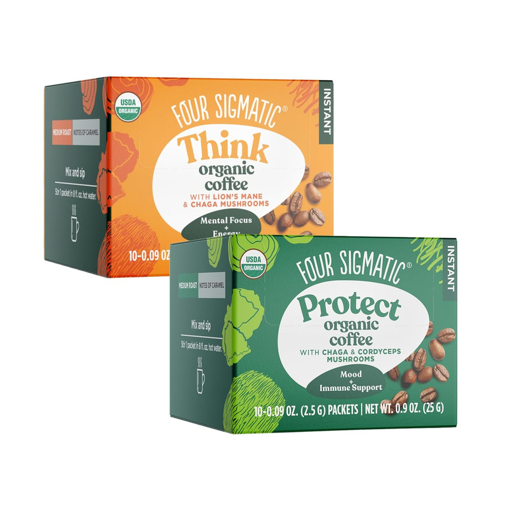 Mushroom Coffee Mix Pack of 2 – Lion’S Mane and Chaga & Cordyceps and Chaga