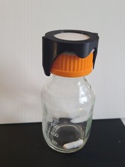Mushroom Liquid culture media bottle w/cap autoclavable 200 ml borosilicate