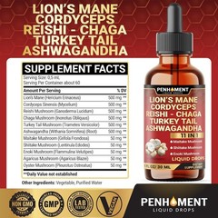 Cognitive Function Boost – 11-in-1 Mushroom Liquid Drops for Daily Use
