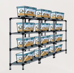 1 Monotub & 3lbs Exotic Substrate + 2lbs Whole Oats Full Mushroom Grow Kit (S)