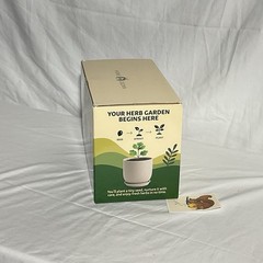 Countertop Organic Herb Kit, Beginner’s Garden, New