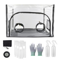 Large Still Air Box for Mushroom Growing, Mycology Fume Hood, Grow Kit Tent 31.5