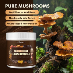 10-In-1 Mushroom Powder, Mushroom Complex – Lions Mane, Reishi, Shiitake, Chaga,