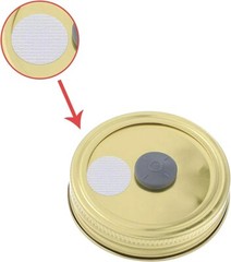 32 Synthetic Filter Paper Stickers 20mm 0.3 μm Filter Disc Mushroom Cultivation