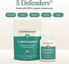 5 Defenders Mushroom Complex – Functional Mushrooms Extract from Chaga, Shiit…