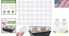 High-Performance 48 Pcs Monotub Adhesive Filter Pads for Mushroom Cultivation