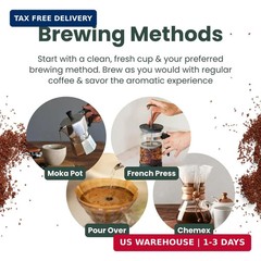 Organic Mushroom Coffee Ground with Lion’s Mane, Chaga, Turkey Tail & Nigella Se