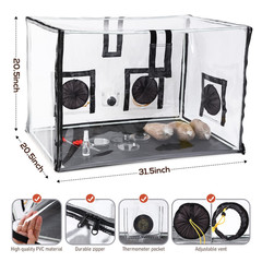 Large Still Air Box Mushroom Mycology Fume Hood Propagation Stationsgrow Kit Mus