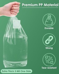 Mushroom Grow Bags with Microporous Filter Patchs, 8″ x 5″x 20″