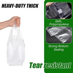 20 Pack Mushroom Grow Bags – 6 Mil Polypropylene, 0.2 Micron Filter, Autoclavabl