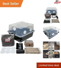 Complete Mushroom Monotub Grow Kit for Dung-Loving Mushrooms – Just Add Spores!