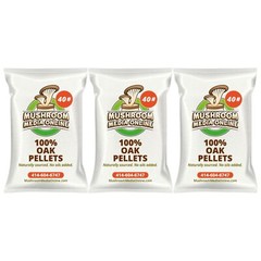 MushroomMediaOnline – 100% Oak Mushroom Pellets 10# – 240# (Free shipping)