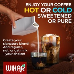 Wixar Mushroom Coffee Blend – Ten Treasure Mushrooms 5 Ounce (Pack of 1)