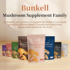 Mushroom Chai, Adaptogenic 6 Mushrooms with Lion’S Mane, Reishi, Cordyceps, Shii