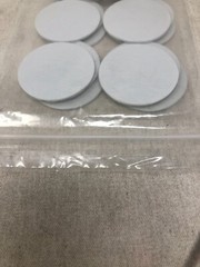 2″ Adhesive Monotub 100% Recycled Disc Filters, Set of 24