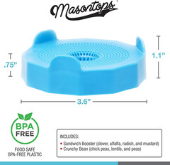 Bean Screen Sprouts Growing Kit – Sprouting Lids & Sprout Mixes Microgreens Grow
