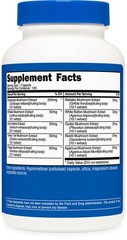 Nutricost Mushroom Complex Supplement 120 Capsules for 120 Count (Pack of 2)