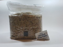 Mushroom grain spawn bag and super substrate kit.3LB grain 6LB substrate.