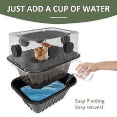 Mushroom Growing Kit – Stackable Monotub Fruiting Chamber with FAE Filters, Indo