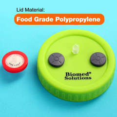 6Pcs Wide Mouth Liquid Culture Lid Food Grade Plastic Grain Spawn Cultivation Ma