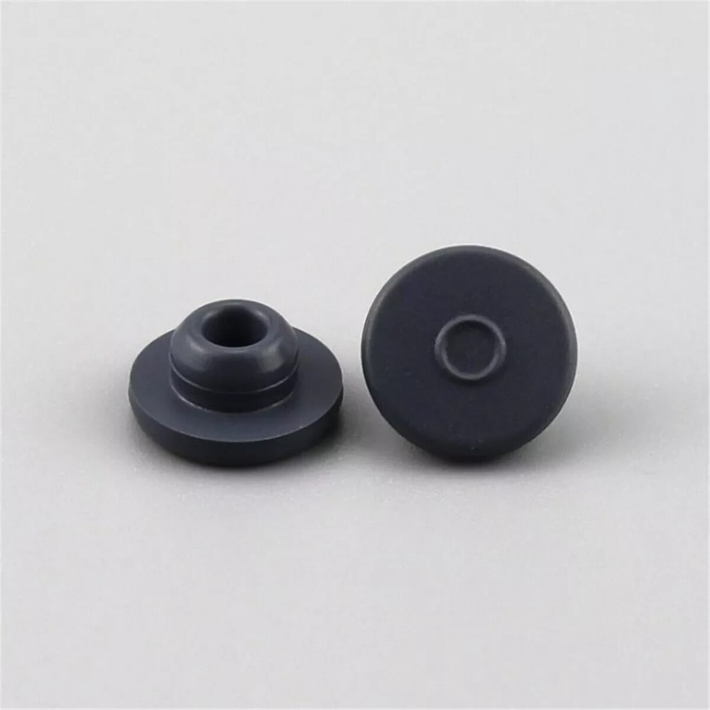 self healing rubber injection port + 20mm 0.3 μm paper filter sticker