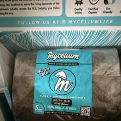 Mycelium Antler Reishi Mushroom Kit w/ Substrate & Spore Syringe, 5 lb