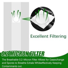 20 Pack Mushroom Grow Bags – 6 Mil Polypropylene, 0.2 Micron Filter, Autoclavabl