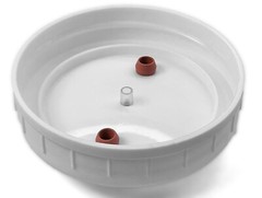6 Liquid Culture Mason Jar Lids Regular Mouth for Mycology, 2 Injection Ports