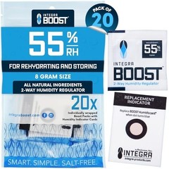 Two-Way Humidity Control Pack – 55% RH, 8g Size, Moisture Balancer for Food & He