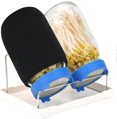 Sprouting Lids Growing Kit, Screen Sprout Lids with Stand, Sprouting jar kit …