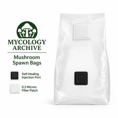 10x Sterile Mushroom Grow Bags Empty w/ Injection Port Filter Patch 0.2 Micron S