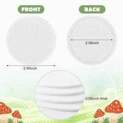 High-Performance 48 Pcs Monotub Adhesive Filter Pads for Mushroom Cultivation