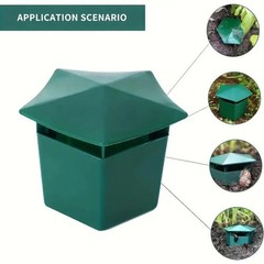 Reusable Snail & Slug Trap Plastic Garden Pest Cage for Flowers Vegetables Safe