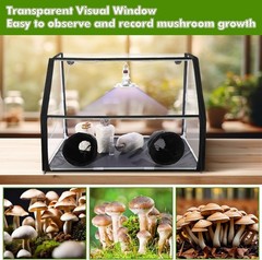 Large Mushroom Growing Kit with 48 LED Grow Light