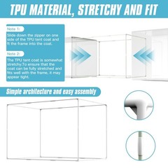 Large Still Air Box for Mushroom Cultivation – 31.5″x20.5″ Grow Tent Kit with Fl