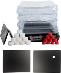 Patented Inflatable Monotub Kit for Easy Mushroom Cultivation – Compact 10x7x2