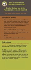 Grow Your Own Shiitake Mushrooms – 100 Plug Spawn & 3oz Wax, Easy Instructions