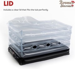 Patented Inflatable Monotub Kit for Easy Mushroom Cultivation – Compact 10x7x2