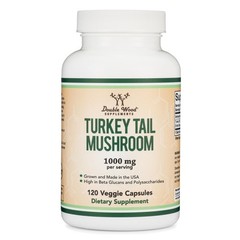 Turkey Tail Mushroom Supplement (120 Capsules – 2 Month 120 Count (Pack of 1)
