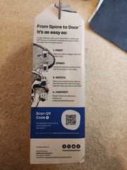 Nublume BloomBox Organic Blue Oyster Mushroom Grow Kit
