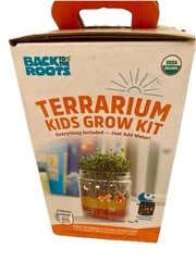 Back to the Roots Organic Pink Oyster Mushroom Grow Kit And Kids Terrarium Kit