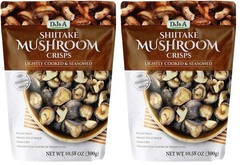Shiitake Mushroom Crisps – Lightly Cooked Snack, 21.16oz