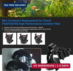 2 Pack Rim Connector Replacement for Fluval Fx4/Fx5/Fx6 Canister Filters, High P
