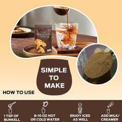 Mushroom Coffee, Adaptogenic 6 Mushrooms with Lion’S Mane, Reishi, Cordyceps, Sh