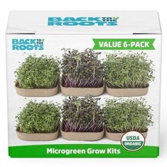 DIY Microgreen Grow Kit – 6 Variety Pack for Home Gardening & Healthy Eating