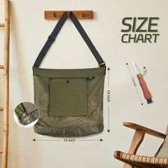 Mushroom Foraging Kit with Mesh Bag, Knife & Adjustable Strap – Ideal Gift for F