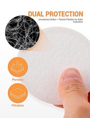 24-Pack 2.5″ Monotub Adhesive Filter Disks – Perfect for Mushroom Cultivation